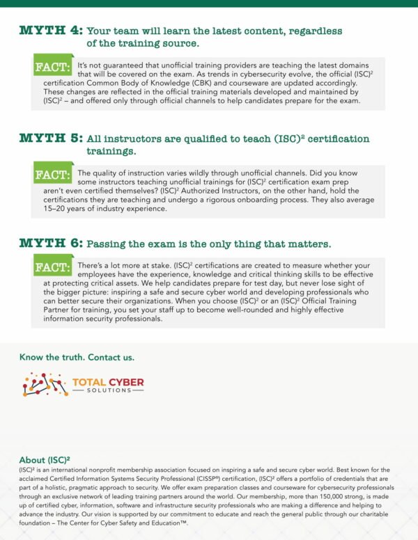 Total Cyber Solutions Officially Partners With (ISC)² – Total Cyber ...