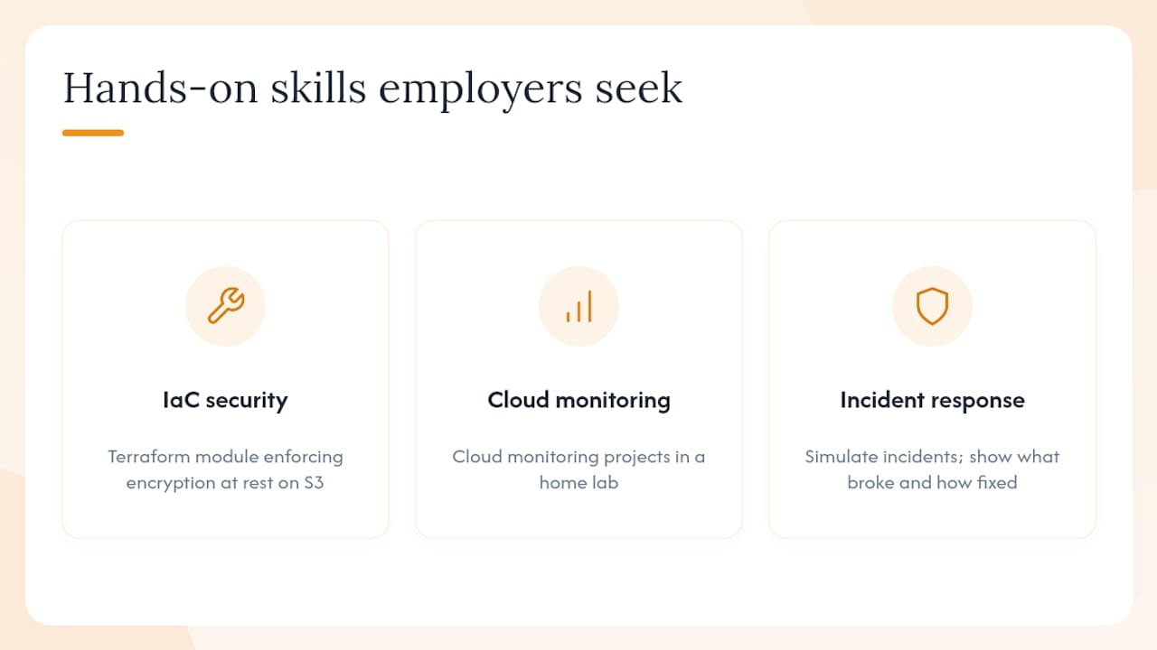 Why hands-on training is what actually gets beginners hired — overview diagram