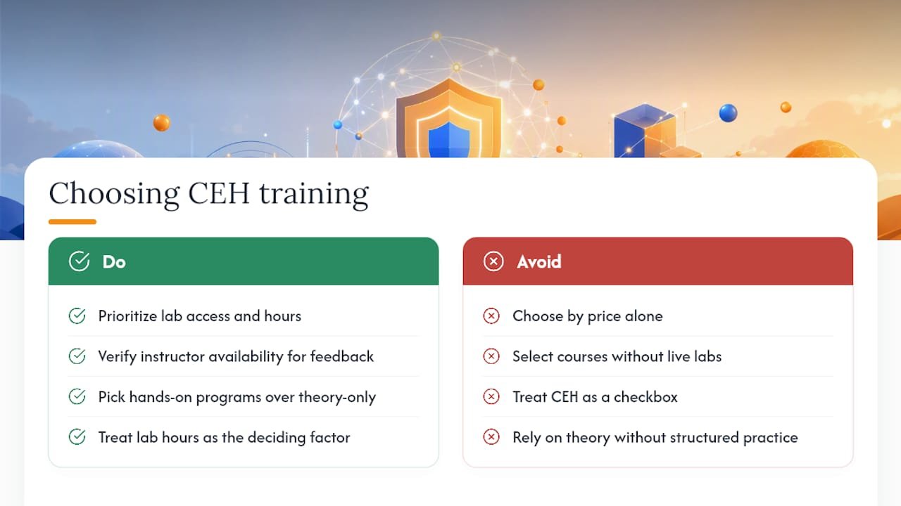 What Most CEH Advice Gets Wrong — overview diagram