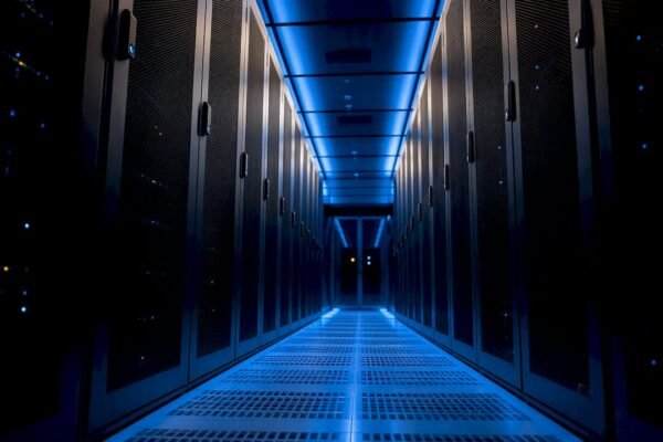 Secure server racks in a cloud infrastructure facility