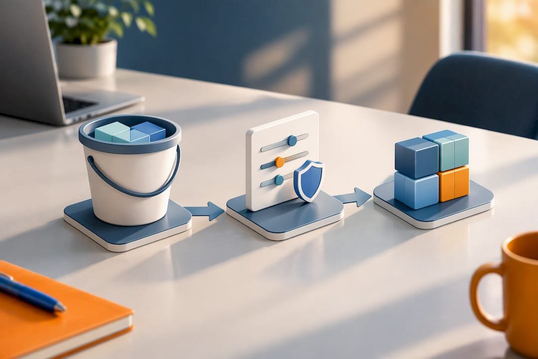 Isometric guided cloud lab workflow