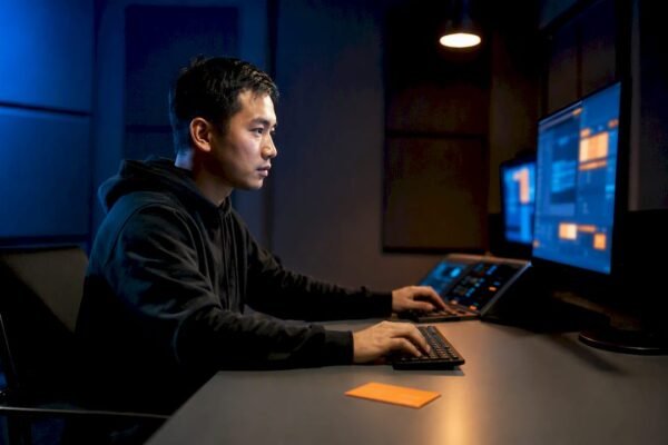 Trainee triaging alerts in cybersecurity lab