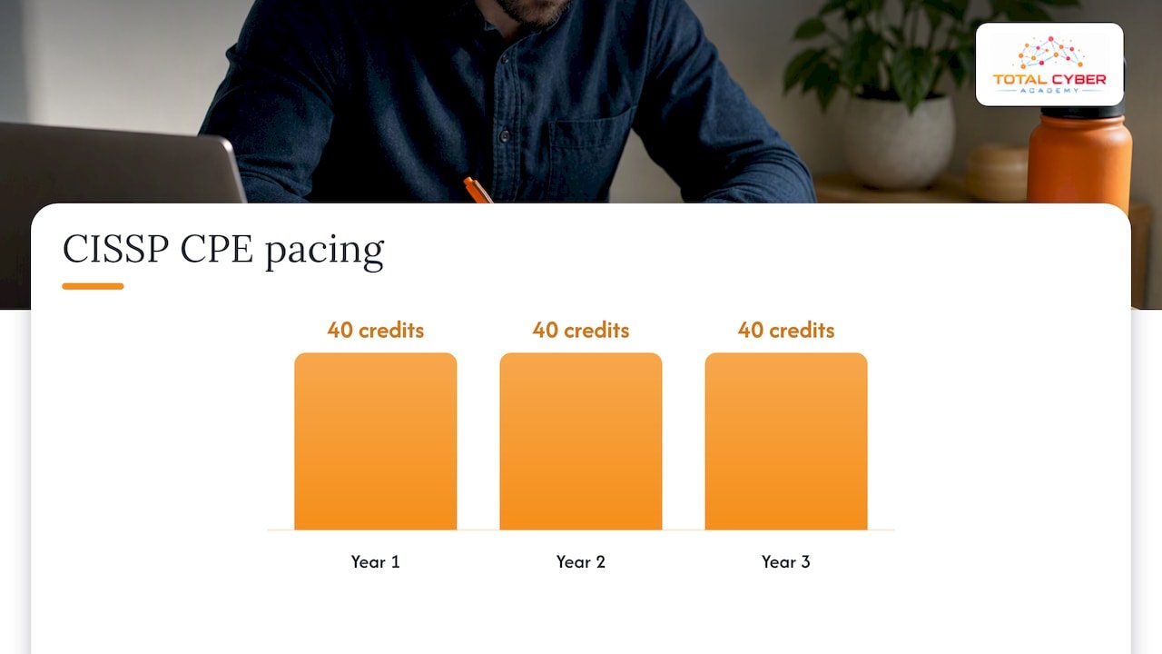 CISSP CPE credits across three years