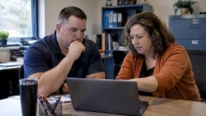 Veteran reviewing CEH voucher career decision