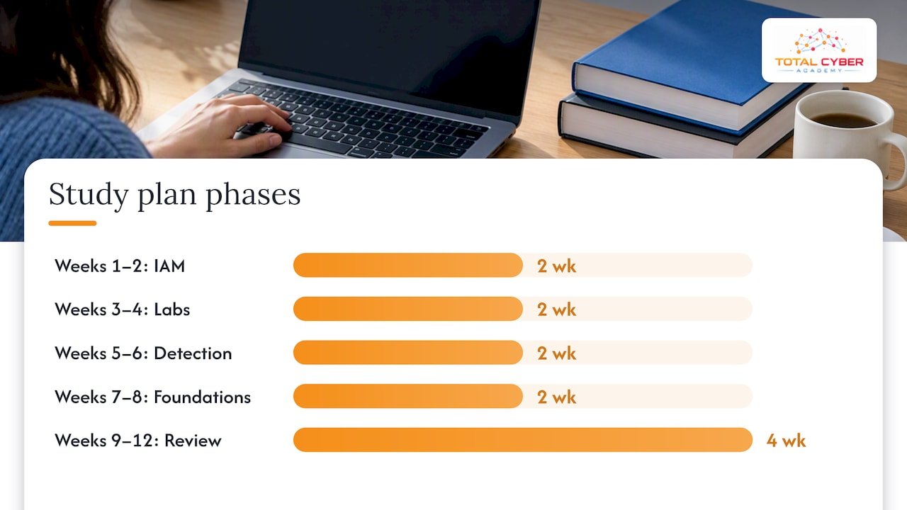 How to prepare: a practical 8-12 week study plan using official resources and hands-on practice — overview diagram