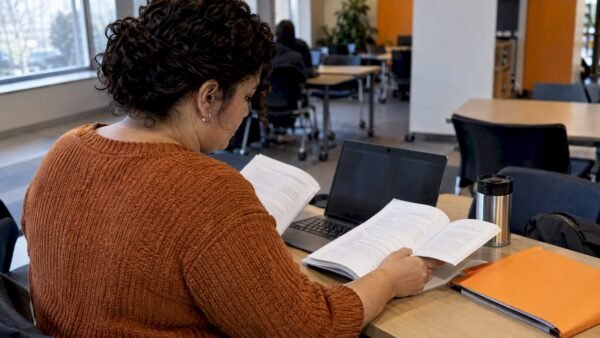Learner comparing cloud certification study paths