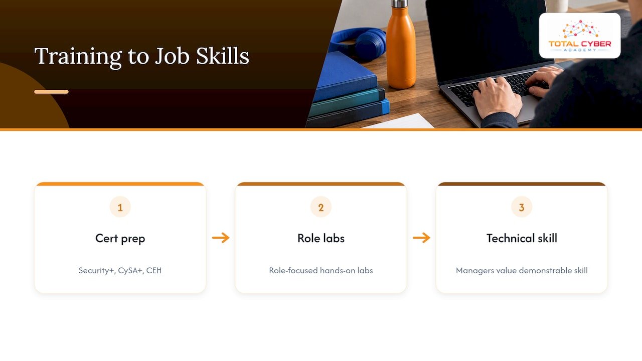 Certifications and role-focused labs build demonstrable proficiency