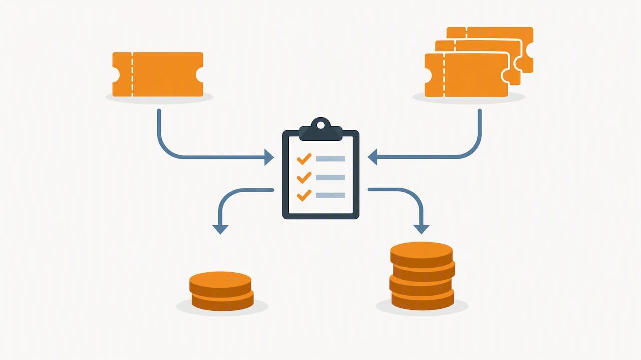 Illustrated comparison of voucher purchasing options