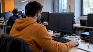 Trainee tracing security events in a lab