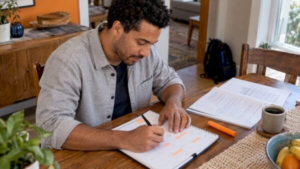 Learner mapping bootcamp study blocks at home